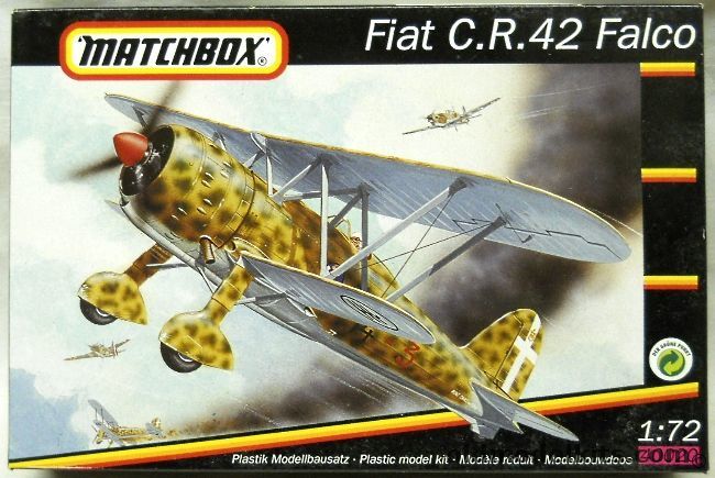 Matchbox 1/72 Fiat CR-42 Falco, 40020 plastic model kit